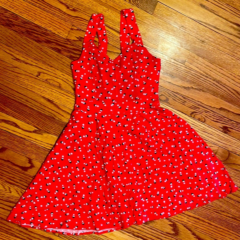 Size 6 Disney LC Lauren Conrad Minnie Mouse Red Dress